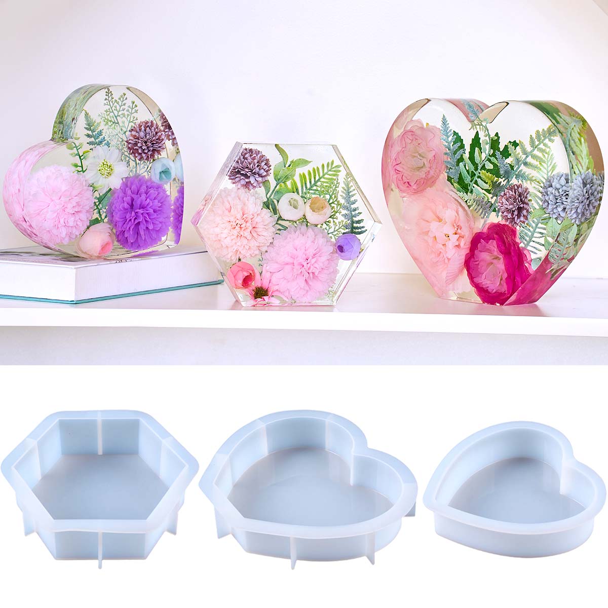 Duża silikonowa forma do odlew – Resin Craft Ideas recenzja i cena