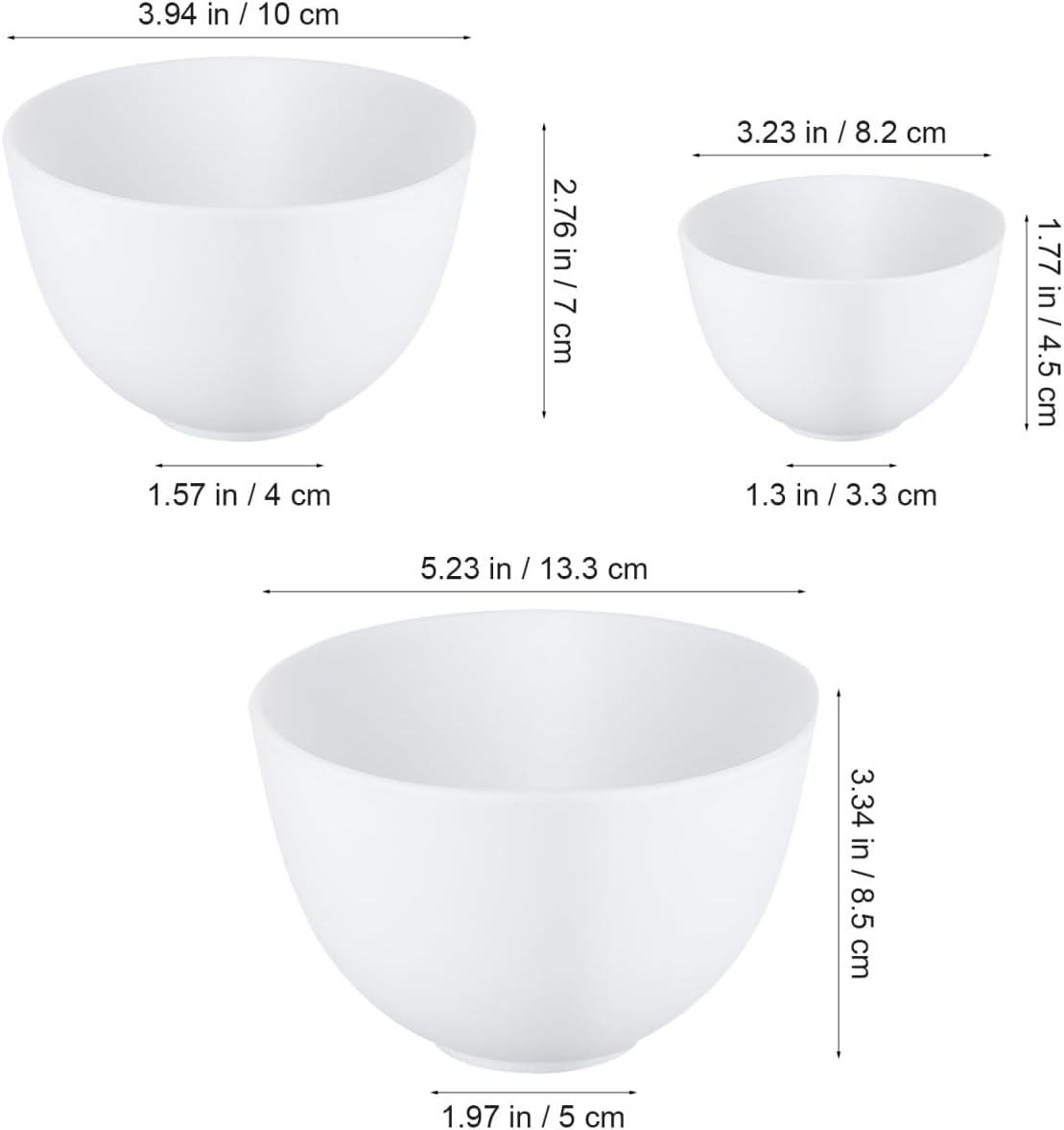 3 szt./zestaw Silikonowe misec – Mixing Cup Silicone recenzja i cena