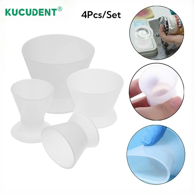 4 szt./zestaw silikonowych kub – Mixing Cup Silicone recenzja i cena