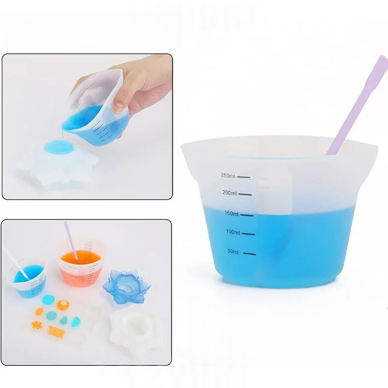 1 szt. Kreatywne, proste kubki – Mixing Cup Silicone recenzja i cena