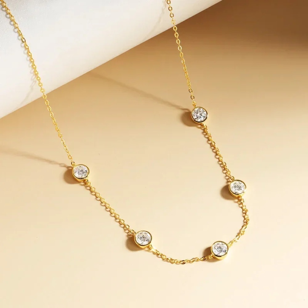 GRA Certyfikowany naszyjnik z  – Bezels Set Pendant recenzja i cena